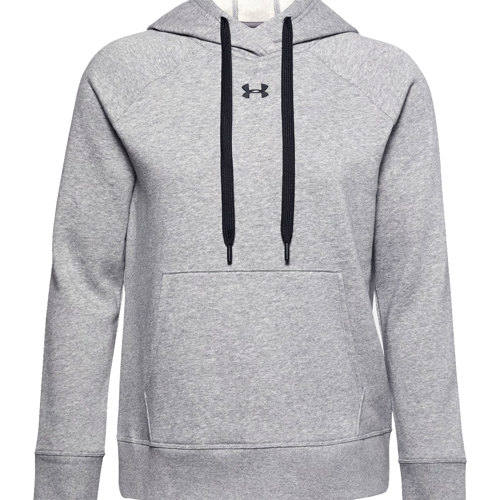 Under Armour UA Rival Fleece HB Hoodie for Women X-Small Steel Medium Heather/Black